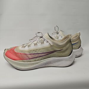 Nike Zoom Fly 3 Mens 13 White Running Shoes Vaporweave Low Athletic AT8240-103